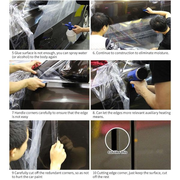 Ppf Rhino Skin Cars Paint Protection Film For Car Wrapping Transparent Auto Vehicle Coating Sticker Size: (50 X 200cm)